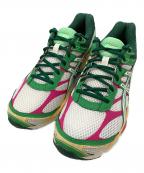 asicsアシックス）の古着「GEL-CUMULUS 16」｜グリーン×ピンク