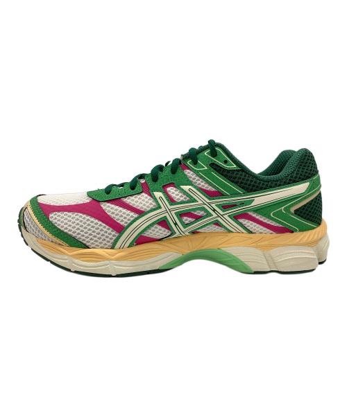 asics（アシックス）asics (アシックス) GEL-CUMULUS 16 グリーン×ピンク サイズ:27.5の古着・服飾アイテム