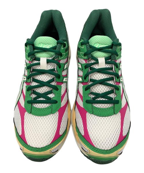asics（アシックス）asics (アシックス) GEL-CUMULUS 16 グリーン×ピンク サイズ:27.5の古着・服飾アイテム