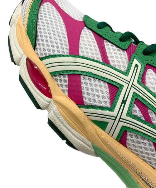 asics（アシックス）asics (アシックス) GEL-CUMULUS 16 グリーン×ピンク サイズ:27.5の古着・服飾アイテム