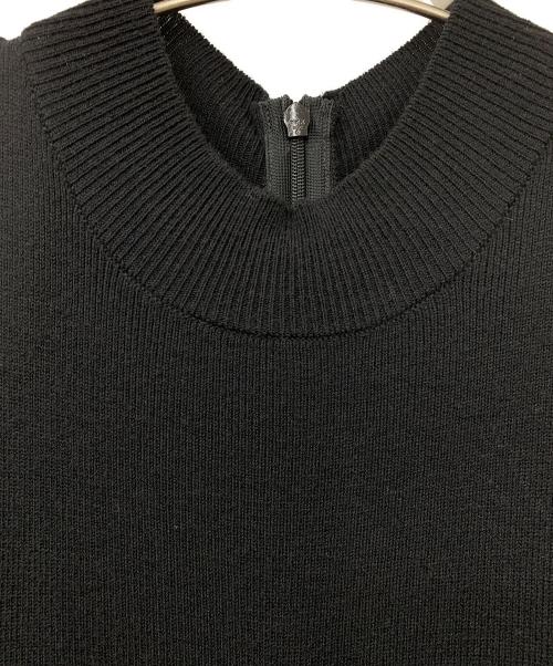 FRAY ID（フレイ アイディー）FRAY ID (フレイ アイディー) プリーツコンビベアワンピ ブラウン×ブラック サイズ:1の古着・服飾アイテム