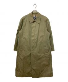 Burberry's（バーバリーズ）の古着「裏ノバチェック玉蟲バルマカーンコート」｜オリーブ
