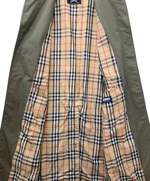 Burberry's（バーバリーズ）Burberry's (バーバリーズ) 裏ノバチェック玉蟲バルマカーンコート オリーブ サイズ:180の古着・服飾アイテム