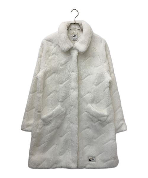 NIKE（ナイキ）NIKE (ナイキ) ボアコート ホワイト サイズ:XLの古着・服飾アイテム