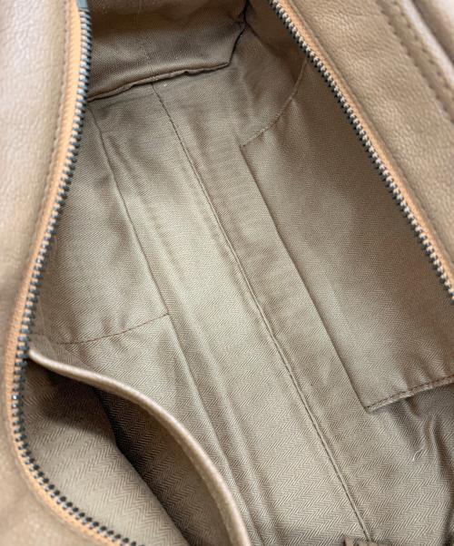 genten（ゲンテン）genten (ゲンテン) マヌアーレ レザーハンドバッグ ブラウンの古着・服飾アイテム