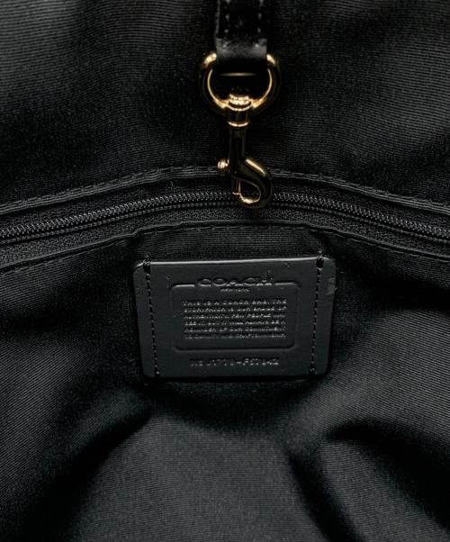 COACH（コーチ）COACH (コーチ) トートバッグ ブラウン×ブラックの古着・服飾アイテム