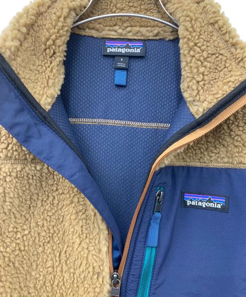 Patagonia（パタゴニア）Patagonia (パタゴニア) Classic Retro-X Jacket ブラウン×ネイビー サイズ:Sの古着・服飾アイテム