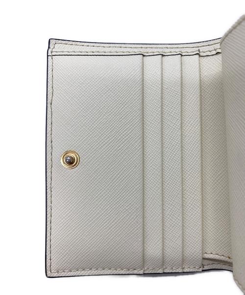 MARNI（マルニ）MARNI (マルニ) トランク バイフォールドウォレット ブルー×ホワイトの古着・服飾アイテム