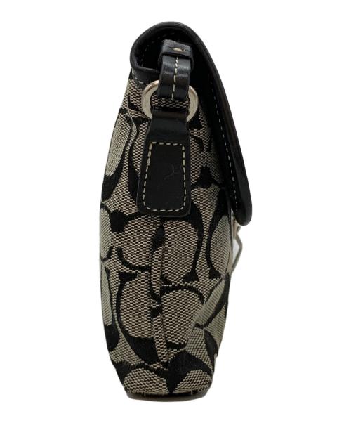 COACH（コーチ）COACH (コーチ) クリップデミポーチ ブラック×グレーの古着・服飾アイテム