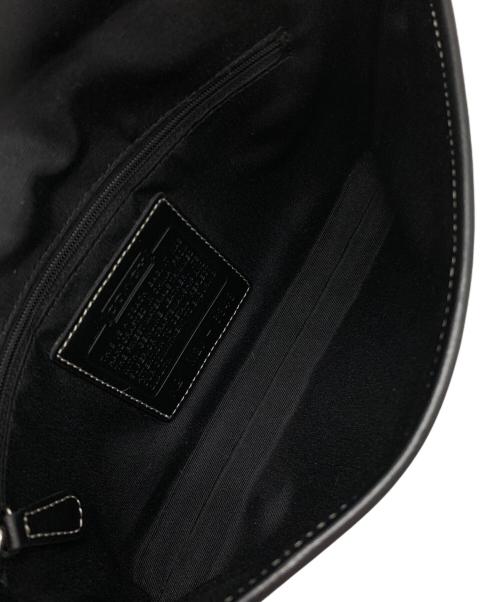 COACH（コーチ）COACH (コーチ) クリップデミポーチ ブラック×グレーの古着・服飾アイテム