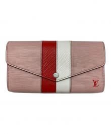 LOUIS VUITTON（ルイ ヴィトン）の古着「エピストライプ ポルトフォイユ・サラ」｜ローズ・バレリーヌ