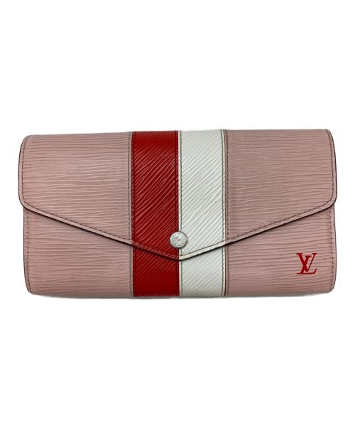 LOUIS VUITTON（ルイ ヴィトン）LOUIS VUITTON (ルイ ヴィトン) エピストライプ ポルトフォイユ・サラ ローズ・バレリーヌの古着・服飾アイテム