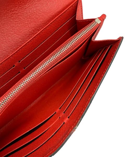 LOUIS VUITTON（ルイ ヴィトン）LOUIS VUITTON (ルイ ヴィトン) エピストライプ ポルトフォイユ・サラ ローズ・バレリーヌの古着・服飾アイテム