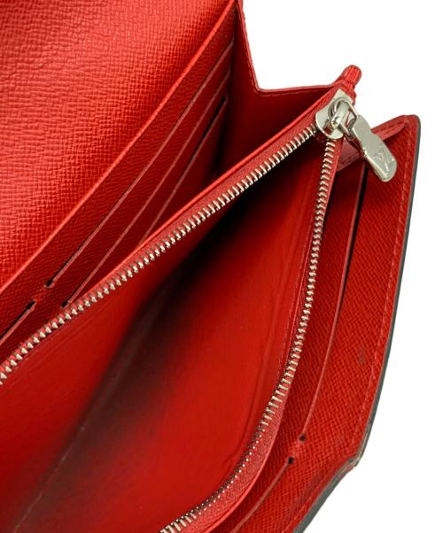 LOUIS VUITTON（ルイ ヴィトン）LOUIS VUITTON (ルイ ヴィトン) エピストライプ ポルトフォイユ・サラ ローズ・バレリーヌの古着・服飾アイテム