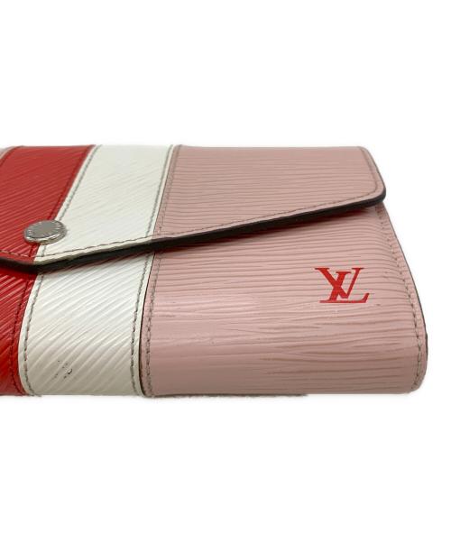 LOUIS VUITTON（ルイ ヴィトン）LOUIS VUITTON (ルイ ヴィトン) エピストライプ ポルトフォイユ・サラ ローズ・バレリーヌの古着・服飾アイテム