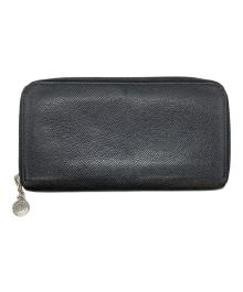 BVLGARI（ブルガリ）の古着「ラウンドファスナー財布」｜ブラック