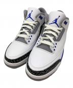 NIKEナイキ）の古着「AIR JORDAN3」｜ホワイト×ブルー