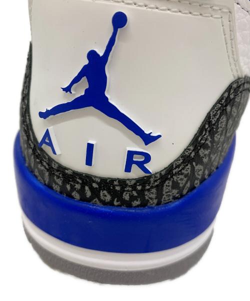 NIKE（ナイキ）NIKE (ナイキ) AIR JORDAN3 ホワイト×ブルー サイズ:27の古着・服飾アイテム