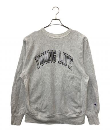 髭*面様 Champion スウェット グレー 襤褸 フェード　古着　ボロ 中古・古着通販】Champion REVERSE WEAVE (チャンピオン リバース