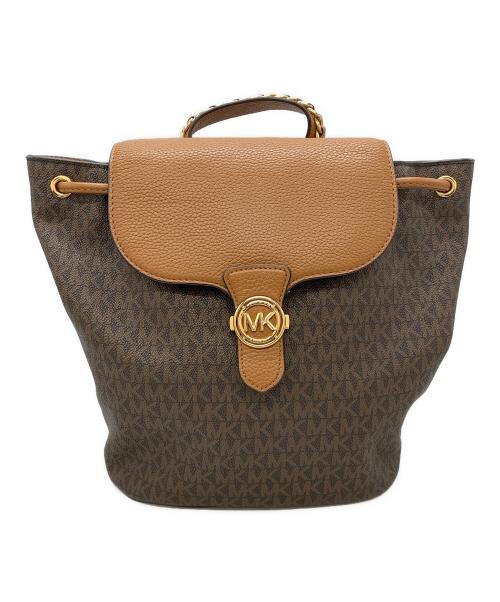 MICHAEL KORS（マイケルコース）MICHAEL KORS (マイケルコース) リュック ブラウンの古着・服飾アイテム