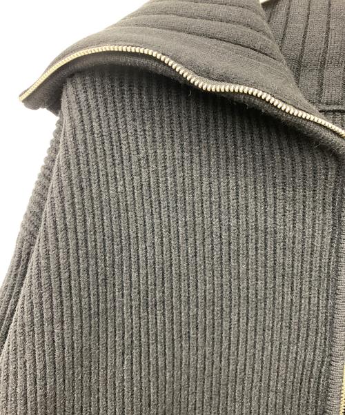 melt the lady（メルトザレディ）MELT THE LADY (メルトザレディ) ジップアップニット ブラック サイズ:Fの古着・服飾アイテム
