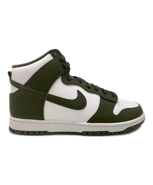 NIKE（ナイキ）NIKE (ナイキ) Dunk High Retro ホワイト×グリーン サイズ:27.5の古着・服飾アイテム