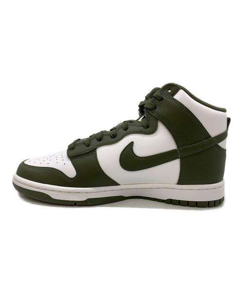 NIKE（ナイキ）NIKE (ナイキ) Dunk High Retro ホワイト×グリーン サイズ:27.5の古着・服飾アイテム
