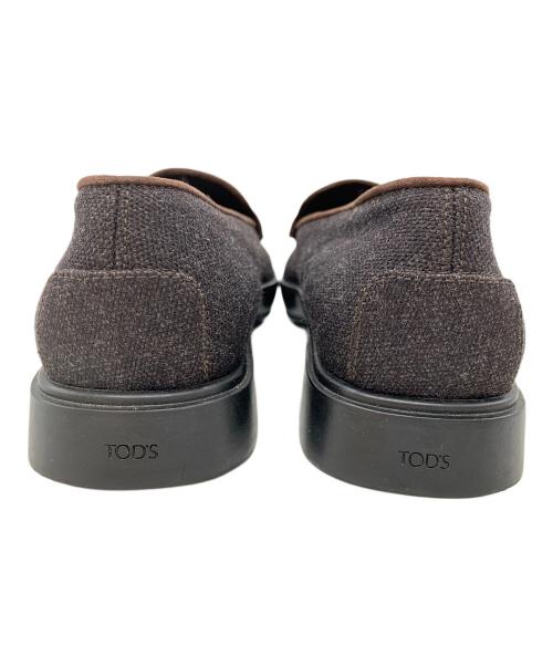 TOD'S（トッズ）TOD'S (トッズ) ゴンミーニ ローファー ブラウン サイズ:5の古着・服飾アイテム