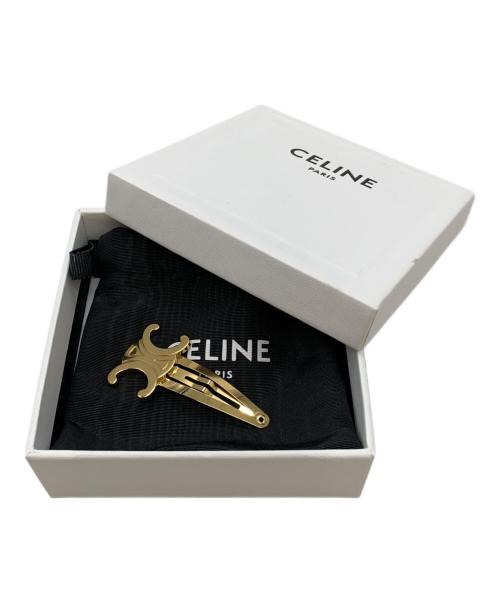 CELINE（セリーヌ）CELINE (セリーヌ) ヘアクリップ ゴールドの古着・服飾アイテム
