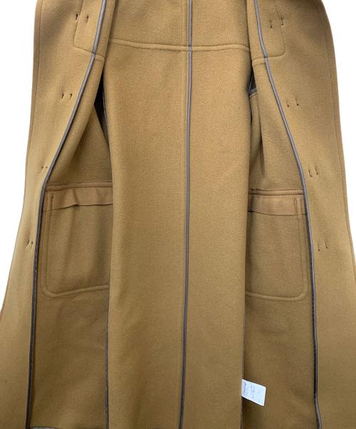 MACPHEE（マカフィー）MACPHEE (マカフィー) ウールメルトンロングダッフルコート ブラウン サイズ:34の古着・服飾アイテム