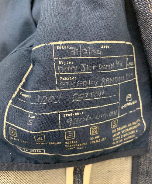 G-STAR RAW（ジースターロゥ）G-STAR RAW (ジースターロゥ) カバーオール インディゴ サイズ:5の古着・服飾アイテム