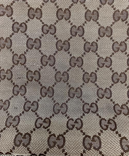 GUCCI（グッチ）GUCCI (グッチ) GGキャンバス ショルダーバッグ ベージュ×ブラウンの古着・服飾アイテム