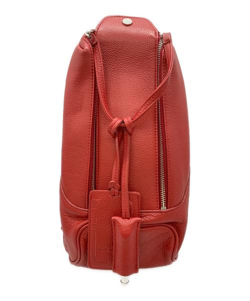 PELLE MORBIDA（ペッレモルビダ）PELLE MORBIDA (ペッレモルビダ) Maiden Voyage ボディーバッグ レッドの古着・服飾アイテム