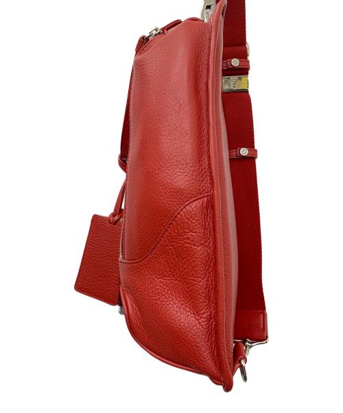 PELLE MORBIDA（ペッレモルビダ）PELLE MORBIDA (ペッレモルビダ) Maiden Voyage ボディーバッグ レッドの古着・服飾アイテム