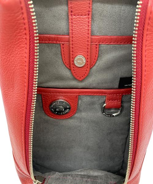 PELLE MORBIDA（ペッレモルビダ）PELLE MORBIDA (ペッレモルビダ) Maiden Voyage ボディーバッグ レッドの古着・服飾アイテム