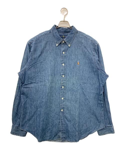 RALPH LAUREN（ラルフローレン）RALPH LAUREN (ラルフローレン) デニムシャツ インディゴ サイズ:XXLの古着・服飾アイテム