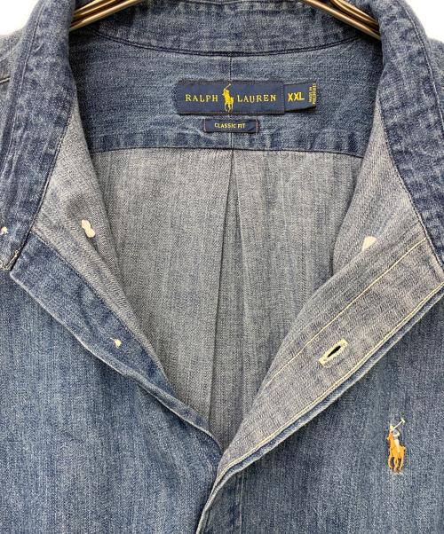 RALPH LAUREN（ラルフローレン）RALPH LAUREN (ラルフローレン) デニムシャツ インディゴ サイズ:XXLの古着・服飾アイテム