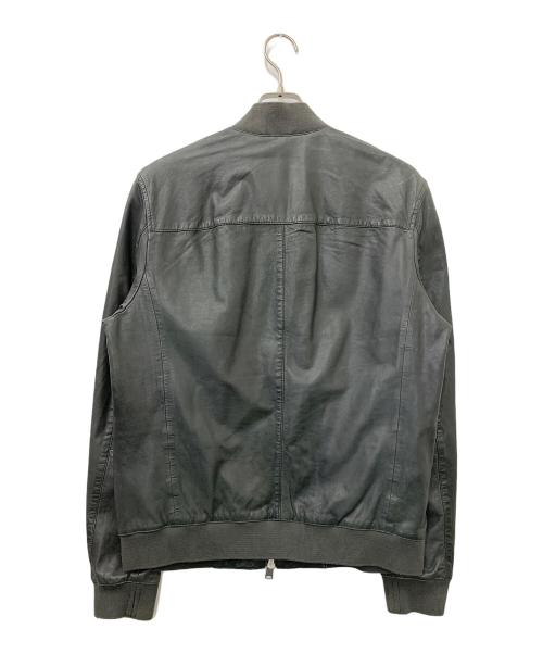 ALL SAINTS（オールセインツ）ALL SAINTS (オールセインツ) KINO LEATHER BOMBER ブラック サイズ:Lの古着・服飾アイテム