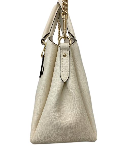 COACH（コーチ）COACH (コーチ) キャリーオール2WAYバッグ ホワイトの古着・服飾アイテム
