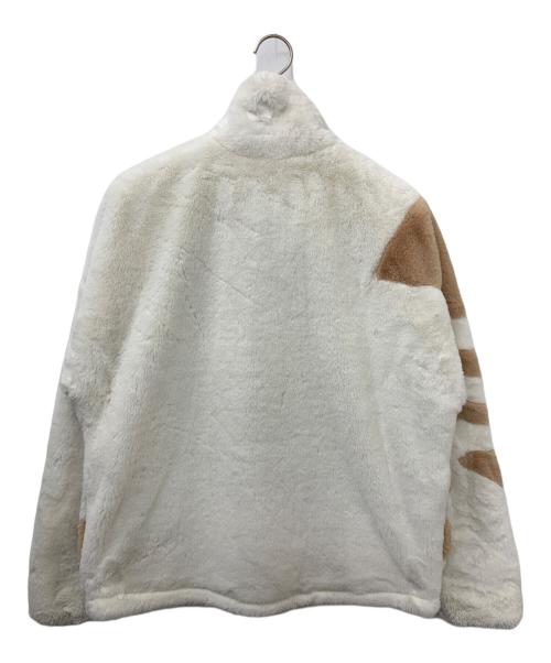 adidas（アディダス）adidas (アディダス) ファートラックジャケット ホワイト×ベージュ サイズ:Mの古着・服飾アイテム