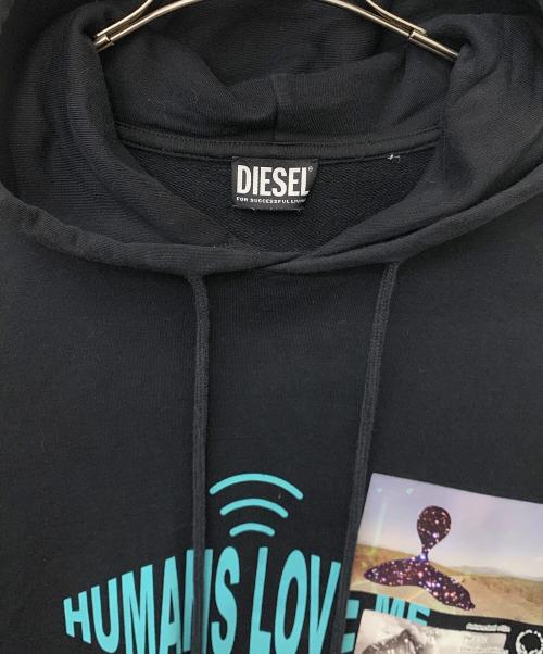 DIESEL（ディーゼル）DIESEL (ディーゼル) パーカー ブラック サイズ:3XLの古着・服飾アイテム