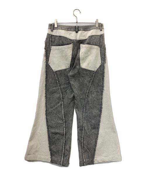 jent louis（ジェントルイス）Jent Louis (ジェントルイス) ブーツカットデニムパンツ グレー サイズ:Mの古着・服飾アイテム