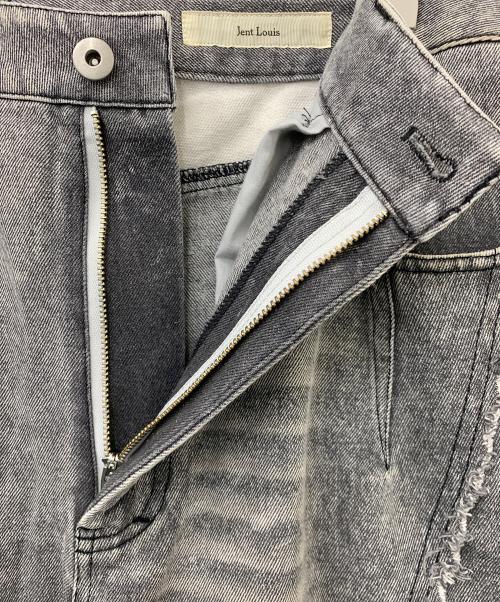 jent louis（ジェントルイス）Jent Louis (ジェントルイス) ブーツカットデニムパンツ グレー サイズ:Mの古着・服飾アイテム