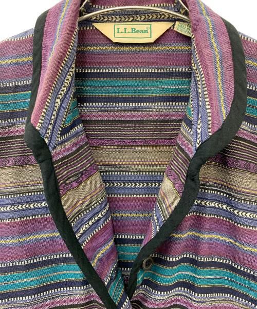 L.L.Bean（エルエルビーン）L.L.Bean (エルエルビーン) 薄手カーディガン パープル サイズ:Lの古着・服飾アイテム