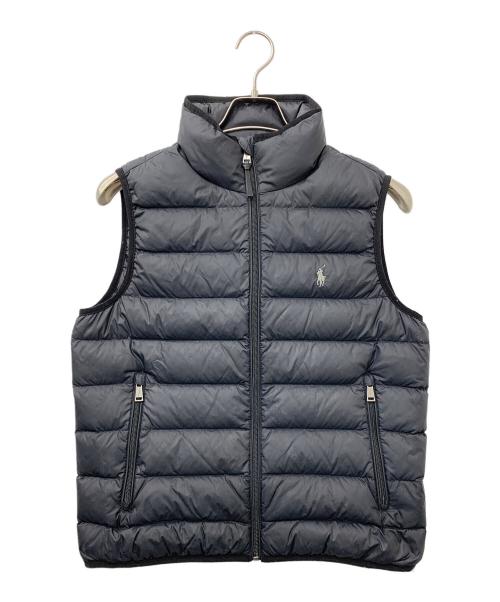 POLO RALPH LAUREN（ポロ・ラルフローレン）POLO RALPH LAUREN (ポロ・ラルフローレン) ダウンベスト ブラック サイズ:Mの古着・服飾アイテム
