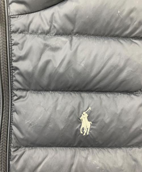 POLO RALPH LAUREN（ポロ・ラルフローレン）POLO RALPH LAUREN (ポロ・ラルフローレン) ダウンベスト ブラック サイズ:Mの古着・服飾アイテム