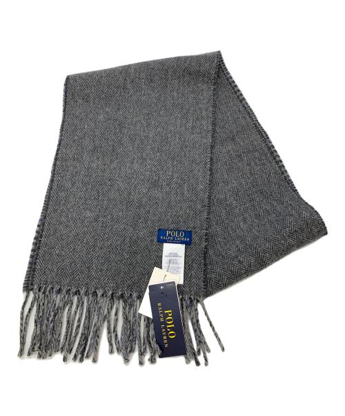 POLO RALPH LAUREN（ポロ・ラルフローレン）POLO RALPH LAUREN (ポロ・ラルフローレン) マフラー グレー 未使用品の古着・服飾アイテム