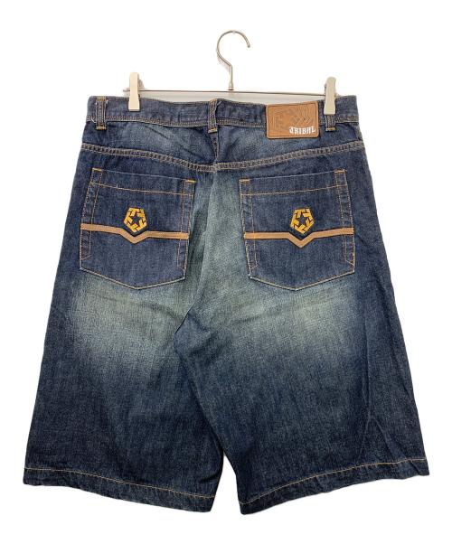 TRIBAL（トライバル）TRIBAL (トライバル) デニムハーフパンツ インディゴ サイズ:34の古着・服飾アイテム