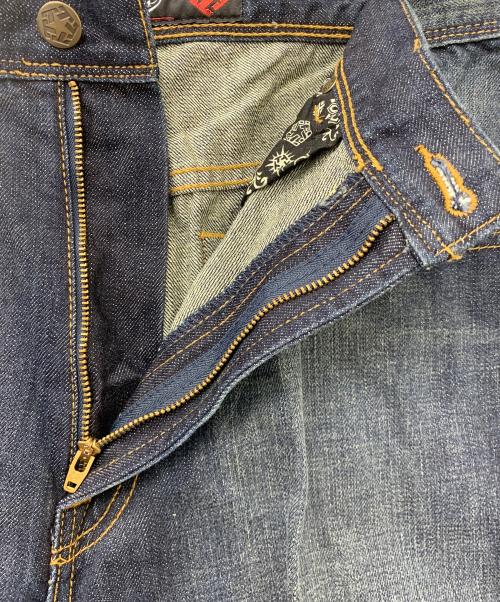 TRIBAL（トライバル）TRIBAL (トライバル) デニムハーフパンツ インディゴ サイズ:34の古着・服飾アイテム