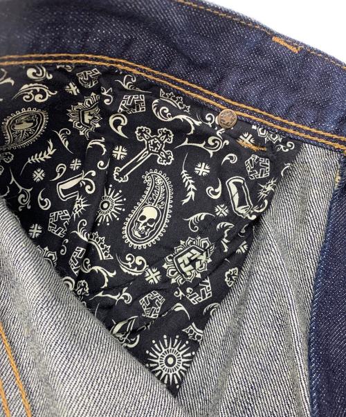TRIBAL（トライバル）TRIBAL (トライバル) デニムハーフパンツ インディゴ サイズ:34の古着・服飾アイテム